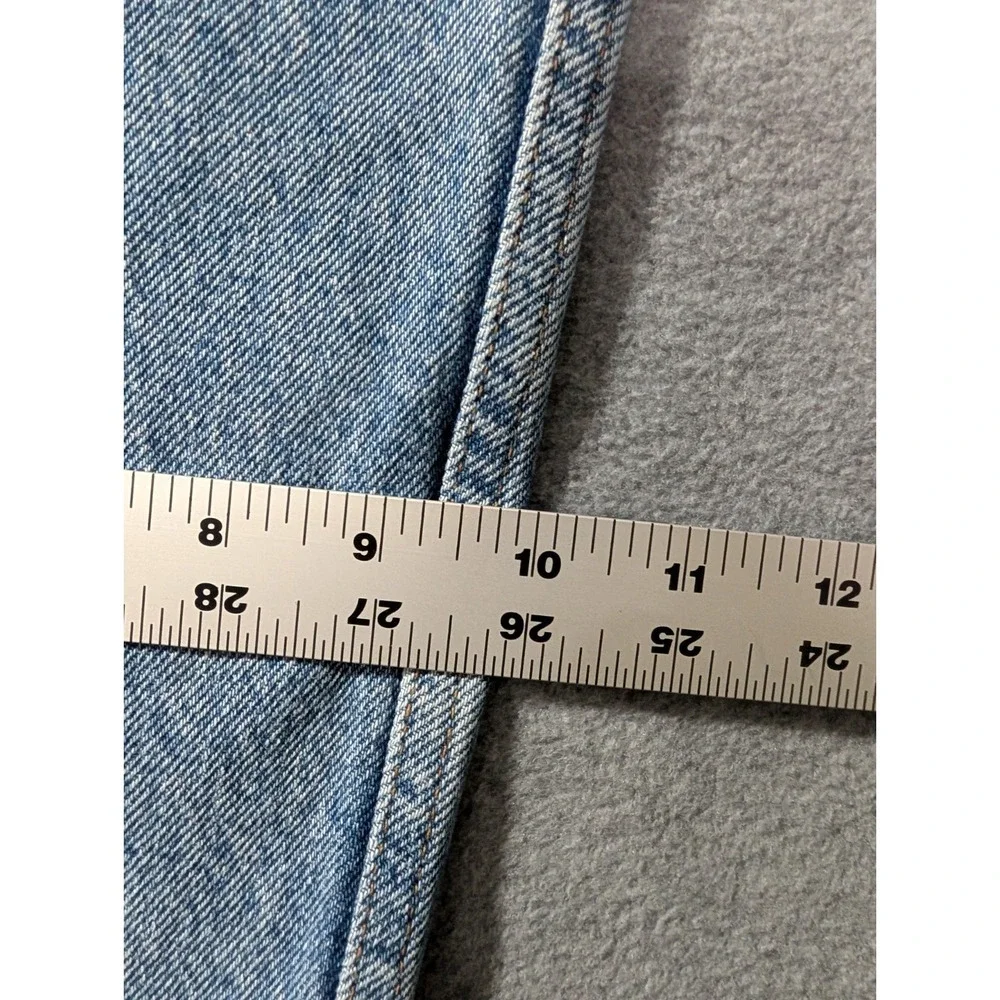 Harley-Davidson Straight Leg Jeans Men's 36x36 Light Wash Denim Biker